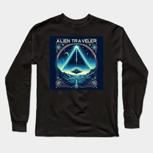 Alien Traveler Cave one Long Sleeve T-Shirt